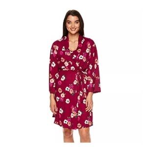 Nanette Lepore Lounge‎ Wear Floral Set Includes Robe and Shorts Medium